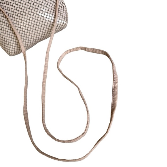 WHITING & DAVIS International Vintage Y2K Mini Crossbody Bag Mesh Blush Pink - Picture 10 of 14